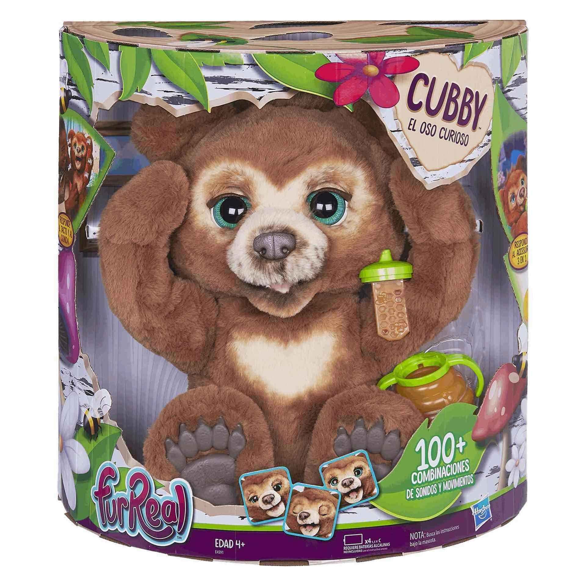 Amazon.com: FurReal Hasbro E4591EP5 Friends Cubby The Curious Bear